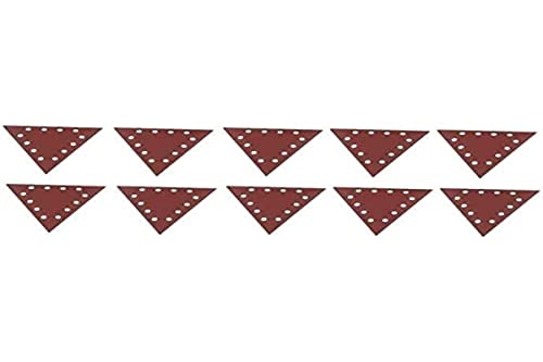 Scheppach Wand & Deckenschleifer Schleifscheiben (10 Stück) | für DS930 / DS210 | Körnung 240 | Klett-Schleifpapier Set | dreieckig | gelocht für Absaugung | Wandschleifer Schleifmaschine Schleifgerät Scheppach Wand & Deckenschleifer Schleifscheiben (10 Stück) | für DS930 / DS210 | Körnung 240 | Klett-Schleifpapier Set | dreieckig | gelocht für Absaugung | Wandschleifer Schleifmaschine Schleifgerät von Scheppach