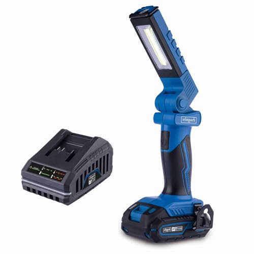 Scheppach Akku-Arbeitsleuchte C-WL20-X 20V Arbeitslicht | LED-Leistung 5W | Lichtstrom 300L | Farbtemperatur 6200K | Leuchtdauer 2Ah / 4Ah - 8h / 16h | 20V-IXES-Serie | mit 2Ah Akku & 2,4A Ladegerät Scheppach Akku-Arbeitsleuchte C-WL20-X 20V Arbeitslicht | LED-Leistung 5W | Lichtstrom 300L | Farbtemperatur 6200K | Leuchtdauer 2Ah / 4Ah - 8h / 16h | 20V-IXES-Serie | mit 2Ah Akku & 2,4A Ladegerät von Scheppach
