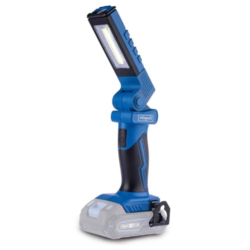 Scheppach Akku-Arbeitsleuchte C-WL20-X 20V Arbeitslicht | LED-Leistung 5W | Lichtstrom 300L | Farbtemperatur 6200K | Leuchtdauer 2Ah / 4Ah - 8h / 16h | 20V-IXES-Serie | ohne Akku & Ladegerät von Scheppach
