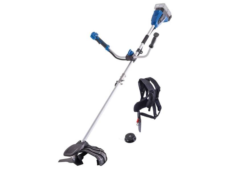 Scheppach Akku-Freischneider BC-BCH380/40-X, 25,5 cm Arbeitsbreite Messer, 38 cm Arbeitsbreite Faden, (Set, 3 St), inkl. Doppelfadenspule und 3-Zahn-Messer, ohne Akku und Ladegerät von Scheppach