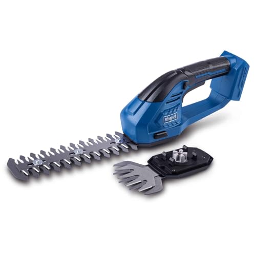 Scheppach Akku-Gras & Strauchschere C-HTGS200-X 20V Grasschere | Schnittbreite (Grasschnittmesser) 90mm | Schnittlänge (Strauchschnittmesser) 200mm | 20V-IXES-Serie | Ohne Akku & Ladegerät von Scheppach