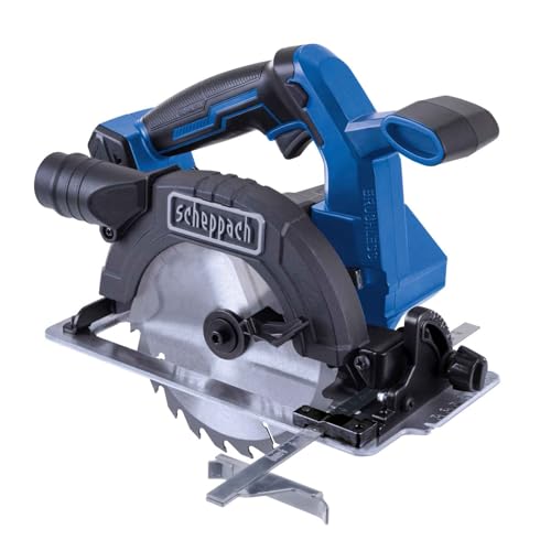 Scheppach Akku-Handkreissäge BC-HCS165-X 20V Brushless | SägeblattØ 165mm | Schnitthöhe 90°/45° - 55/40mm | Schwenkbereich 45° | 20V-IXES-Serie | LED-Arbeitsleuchte & Softstart | Ohne Akku & Ladegerät von Scheppach