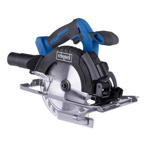 Scheppach Akku-Handkreissäge C-HCS165-X 20V Kreissäge | SägeblattØ 165mm | Schnitthöhe 90°/45° - 53/39 mm | Schwenkbereich 45° | 20V-IXES-Serie | mit LED-Arbeitsleuchte & Laser | Ohne Akku & Ladegerät von Scheppach