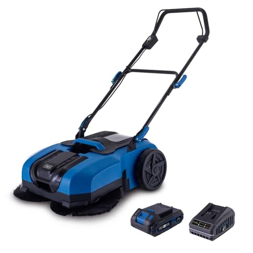 Scheppach Akku-Kehrmaschine C-S610-X, 610 mm Arbeitsbreite, max. Flächenleistung 2000 m² | Bürstengeschwindigkeit 160/190 / 220 U/Min | 20-V-IXES-Serie | inkl. 2Ah Akku + 2,4A Ladegerät Scheppach Akku-Kehrmaschine C-S610-X, 610 mm Arbeitsbreite, max. Flächenleistung 2000 m² | Bürstengeschwindigkeit 160/190 / 220 U/Min | 20-V-IXES-Serie | inkl. 2Ah Akku + 2,4A Ladegerät von Scheppach