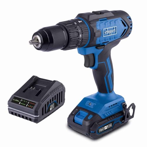 Scheppach Akku-Schlagbohrmaschine C-CD45-X 20V | 3in1 Funktion | Drehmoment 45Nm | Drehmomentstufen 19+1 | Spannbereich 1,5-13mm | LED-Leuchte & Gürtelclip | 20V-IXES-Serie | mit 2Ah Akku & Ladegerät Scheppach Akku-Schlagbohrmaschine C-CD45-X 20V | 3in1 Funktion | Drehmoment 45Nm | Drehmomentstufen 19+1 | Spannbereich 1,5-13mm | LED-Leuchte & Gürtelclip | 20V-IXES-Serie | mit 2Ah Akku & Ladegerät von Scheppach