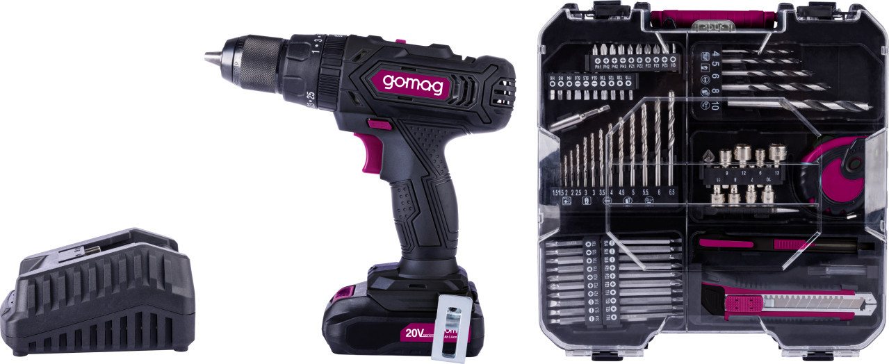 Scheppach Akku-Schlagschrauber Gomag Akku-Schlagbohrschrauber-Set GO-CSK74/1 20 V Scheppach Akku-Schlagschrauber Gomag Akku-Schlagbohrschrauber-Set GO-CSK74/1 20 V von Scheppach