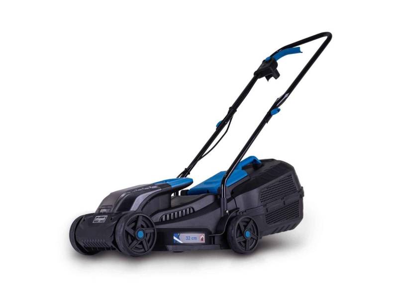 Scheppach Akkurasenmäher BC-MP320-X, 32 cm Schnittbreite, Beidseitiger Rasenkanteneinzug, ohne Akku & Ladegerät von Scheppach