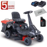 Scheppach - Aufsitzrasenmäher MR230 6PS 61cm 150L Hybrid-Start + Öl Haube von Scheppach