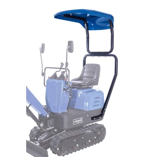 Scheppach Baggerdach passend für Mini-Bagger EXC815 Set | Bagger-Gesamthöhe mit Dach 207 cm | 1040 x 720 x 230 mm | Einfache Montage | Schutz vor Regen, Sonne oder anderen Witterungseinflüssen von Scheppach