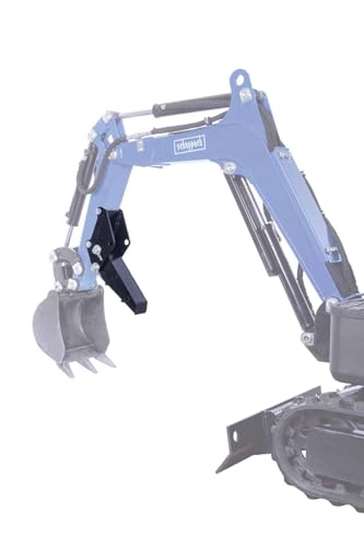 Scheppach Baggerdaumen passend Benzin Mini-Bagger EXC815 Set | Einfache Montage | Um unregelmäßig geformte Materialien, wie Steine, Felsen, Äste oder Bauschutt zu greifen von Scheppach
