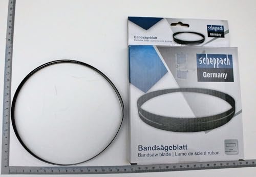 Scheppach Bandsägeblatt Sägeblatt | 1425 x 6,35 x 0x3 | 15 Zähne pro Zoll | für Bandsäge HBS30 | Ersatzsägeband von Scheppach