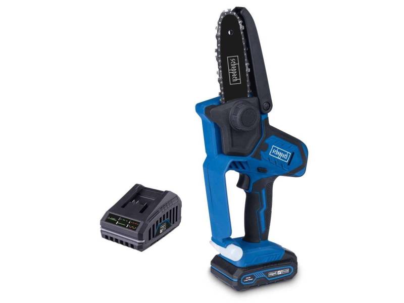 Scheppach Baum- und Strauchschneider C-PS100-X SET S, (Set, 3 St), Inklusive Starter-Kit 2.0 SBSK2.0 20 V 2,0 Ah Akku & 2,4 A Ladegerät von Scheppach