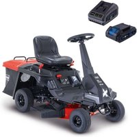 Benzin-Aufsitzrasenmäher MR225-61 Scheppach 6PS 61cm Schnittbreite 150L Fangsack Elektro-Start ohne led von Scheppach