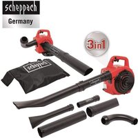 Scheppach - Benzin Laubbläser LBH2600P 1PS Motor Laubsauger Gebläse Häcksler von Scheppach