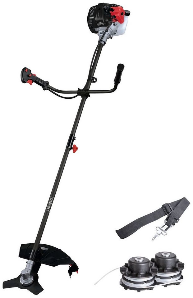 Scheppach Benzin-Motorsense BCH3300PB, 25,5 cm Arbeitsbreite Messer, 43 cm Arbeitsbreite Faden von Scheppach