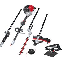 Scheppach Benzin-Motorsense "MFH5200-4P 4in1 ProCut", (Set), Multifunktionswerkzeug 4in1 von Scheppach