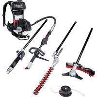 Scheppach Benzin-Motorsense "MFH5300-4BP 4in1 ProCut", (Set), Multifunktionswerkzeug 4in1 von Scheppach