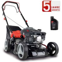 Scheppach - Benzin Rasenmäher MS132-42 3,3PS 5in1 mit Antrieb Breite 42cm 0,6 l Öl von Scheppach