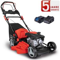 Scheppach - Benzin Rasenmäher MS150-46E 3,5PS 7IN1 mit Antrieb Breite 46cm 55L von Scheppach