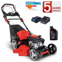 Scheppach Benzin Rasenmäher MS173-51E 4,1PS Antrieb Hybrid-Start 51cm 0,6 L Öl von Scheppach