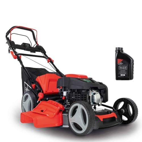 Scheppach Benzin Rasenmäher MS225-53 mit Radantrieb | 53cm Schnittbreite | 65L Fangbox | Höhenverstellung 7 Stufen | Seitenauswurf & Reinigungsfunktion | Mulchmäher | inkl. Motoröl Scheppach Benzin Rasenmäher MS225-53 mit Radantrieb | 53cm Schnittbreite | 65L Fangbox | Höhenverstellung 7 Stufen | Seitenauswurf & Reinigungsfunktion | Mulchmäher | inkl. Motoröl von Scheppach
