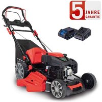 Scheppach - Benzin Rasenmäher MS225-56E 6PS 7IN1 Schnittbreite 56cm Akku Ladegerät von Scheppach