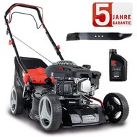 Scheppach Benzin Rasenmäher RM420A 3,3PS mit Antrieb Breite 42cm +Öl +2.Messer von Scheppach