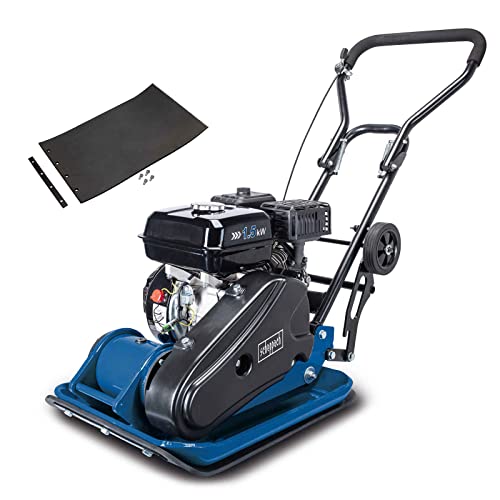 Scheppach Benzin Rüttelplatte HP1400S Verdichter Rüttler Vibrationsplatte | 2 PS Leistung | 13 kN Verdichtungsdruck | 25cm Verdichtungstiefe | Komplettset inkl. Gummimatte und Fahrvorrichtung Scheppach Benzin Rüttelplatte HP1400S Verdichter Rüttler Vibrationsplatte | 2 PS Leistung | 13 kN Verdichtungsdruck | 25cm Verdichtungstiefe | Komplettset inkl. Gummimatte und Fahrvorrichtung von Scheppach