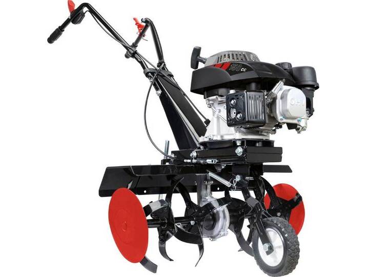 Scheppach Benzinmotorhacke MTP560, 56 cm Arbeitsbreite, 2,7kW/ 560mm Arbeitsbreite, 260mm Hackmesser, rot schwarz Scheppach Benzinmotorhacke MTP560, 56 cm Arbeitsbreite, 2,7kW/ 560mm Arbeitsbreite, 260mm Hackmesser, rot schwarz von Scheppach
