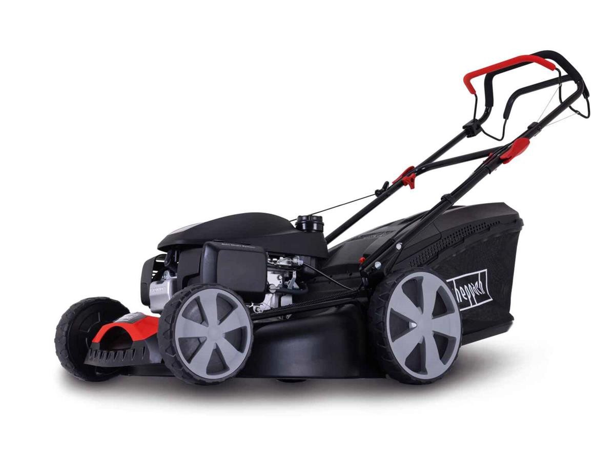 Scheppach Benzinrasenmäher MS170-51H, 51 cm Schnittbreite, (Set), 166 cm³, 4,56 PS Motorleistung mit Randantrieb von Scheppach