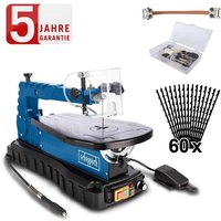 Scheppach - Dekupiersäge deco max 405mm 64-tlg. Werkzeugset + 60 Sägeblätter von Scheppach