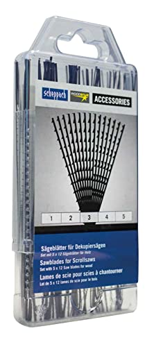 Scheppach Universal-Sägeblatt-Set | 60 Stück | Dekupiersägeblätter Dekupiersäge Modellbausäge | 130 x 75 x 16 mm | 88000010 Deco-Flex / SD1600V / Deco-XL Scheppach Universal-Sägeblatt-Set | 60 Stück | Dekupiersägeblätter Dekupiersäge Modellbausäge | 130 x 75 x 16 mm | 88000010 Deco-Flex / SD1600V / Deco-XL von Scheppach