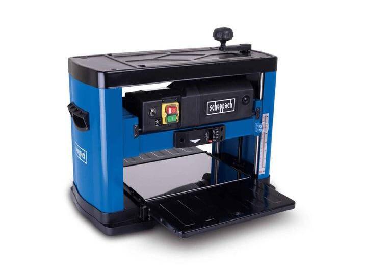 Scheppach Dickenhobel PLM1800, 1500 in W, Hobelbreite: 330 in mm, (1-tlg), Durchlasshöhe 152 mm, Durchlassbreite 330 mm, blau schwarz von Scheppach