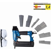 Scheppach - Druckluft 2-In-1 Klammer-Nagelpistole Druckluftnagler Tacker Holz von Scheppach