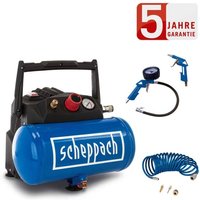 Scheppach - Druckluft Kompressor HC06 8bar ölfrei + Zubehörset von Scheppach