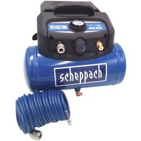 Scheppach - Druckluft Kompressor HC06 mit Schlauch 6L 9,7kg ölfrei Druckluftgerät von Scheppach