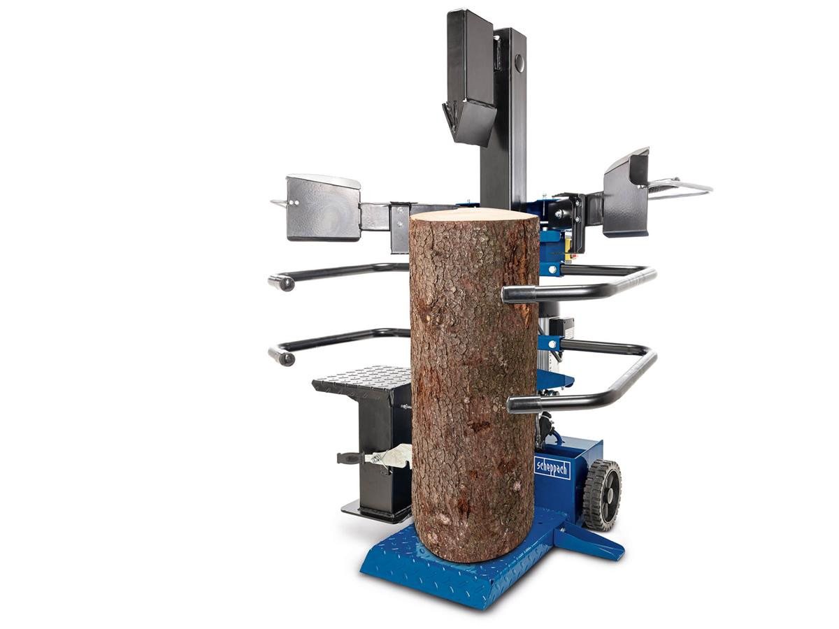 Scheppach Elektroholzspalter Compact 8T 400 V, Spaltgutlänge bis 107 cm, Spaltgutdurchmesser bis 35 cm, einfache Verstauung, nur 99 cm Maschinenhöhe im eingefahrenen Zustand Scheppach Elektroholzspalter Compact 8T 400 V, Spaltgutlänge bis 107 cm, Spaltgutdurchmesser bis 35 cm, einfache Verstauung, nur 99 cm Maschinenhöhe im eingefahrenen Zustand von Scheppach