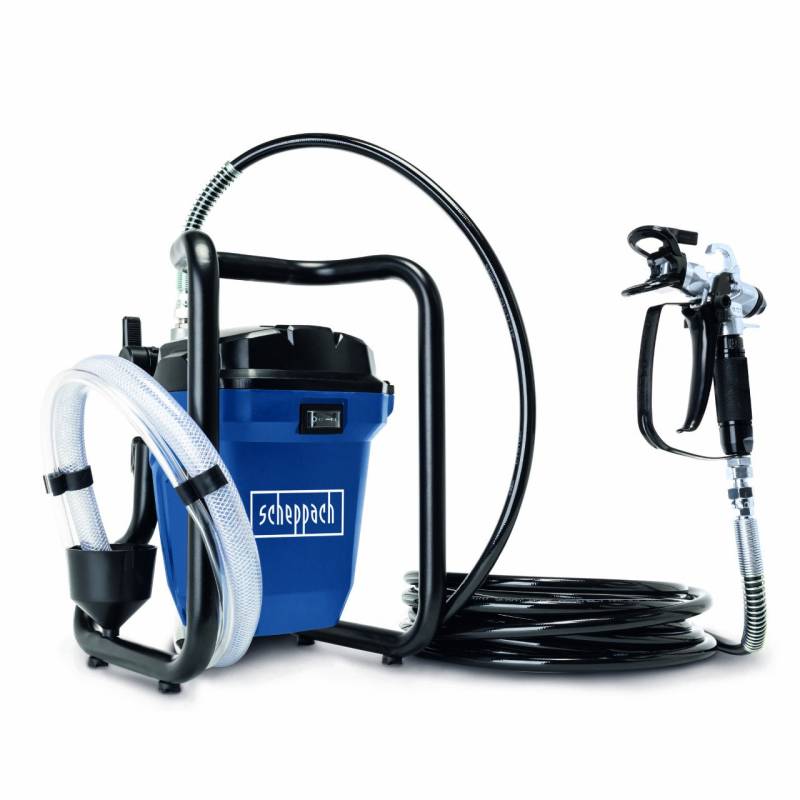 Scheppach Farbsprühsystem Airless ACS3000 750 W max. 207 bar 7,6 m Radius Durchflussmenge 1,1L/min Scheppach Farbsprühsystem Airless ACS3000 750 W max. 207 bar 7,6 m Radius Durchflussmenge 1,1L/min von Scheppach