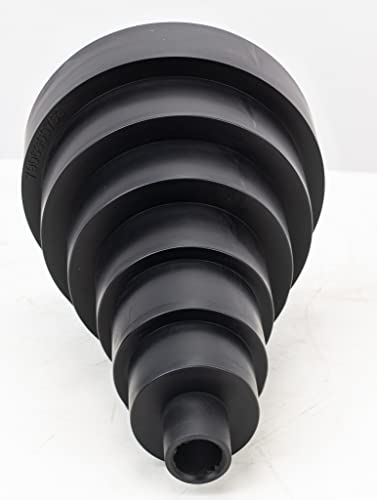 Scheppach Flexibler Absaugadapter Absaugstutzen Schlauchadapter Set | universal anwendbar | 7 teilig | Absauganlagen Reduzierungsstück Reduzierungsset Absaugung | Ø25-150mm von Scheppach