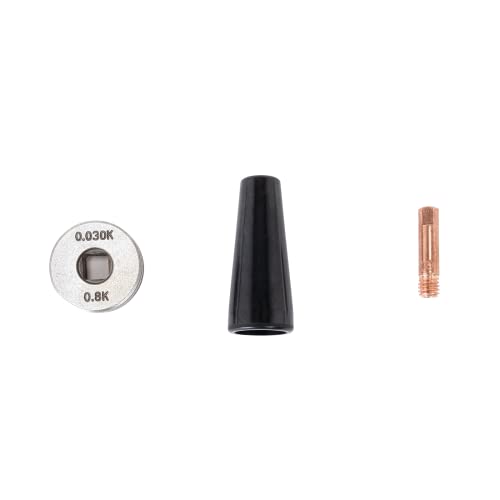 Scheppach Fülldraht-Set | 2x Düsen mit 0,9, 0,8, 0,6 mm | 1x Vorschubrolle 0,6; 0,8 mm | 1x Abdeckkappe | für Schweißgerät WSE3500 Scheppach Fülldraht-Set | 2x Düsen mit 0,9, 0,8, 0,6 mm | 1x Vorschubrolle 0,6; 0,8 mm | 1x Abdeckkappe | für Schweißgerät WSE3500 von Scheppach