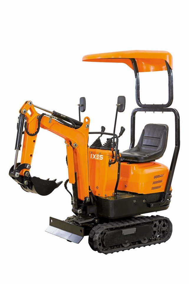 Scheppach Garten-Multifunktionsgerät IXES by Scheppach Mini-Bagger IX-MNB815 inkl. Baggerdach Benzin, Dach ist im Lieferumfang enthalten von Scheppach