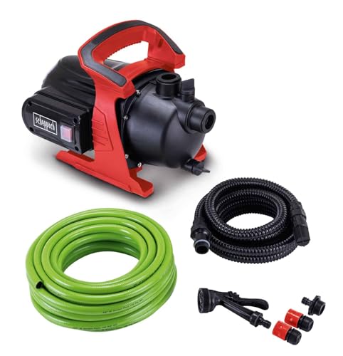 Scheppach Gartenpumpe GP600S Teichpumpe | 600W | 3000 L/h Fördermenge | 3,5 bar Förderdruck | 8m Ansaughöhe | 35m Förderhöhe | inkl. Zubehör Scheppach Gartenpumpe GP600S Teichpumpe | 600W | 3000 L/h Fördermenge | 3,5 bar Förderdruck | 8m Ansaughöhe | 35m Förderhöhe | inkl. Zubehör von Scheppach