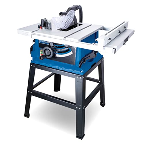 Scheppach HS105 Tischkreissäge mit Untergestell | 230V 2000W | Schnitthöhe 75mm | Sägeblatt Ø255mm | schwenkbar bis 45° | Tischverbreiterung 640x920mm | inkl. Querschneidlehre & Parallelanschlag Scheppach HS105 Tischkreissäge mit Untergestell | 230V 2000W | Schnitthöhe 75mm | Sägeblatt Ø255mm | schwenkbar bis 45° | Tischverbreiterung 640x920mm | inkl. Querschneidlehre & Parallelanschlag von Scheppach