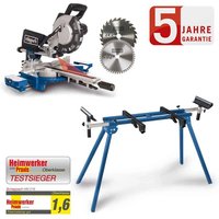 Scheppach Kapp und Gehrungssäge HM216 Zugsäge 2.Sägeblatt Set mit UMF1550 von Scheppach