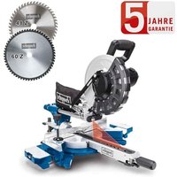 Scheppach Kapp und Gehrungssäge HM254 Zugsäge Kappsäge Softstart 2.Sägeblatt von Scheppach