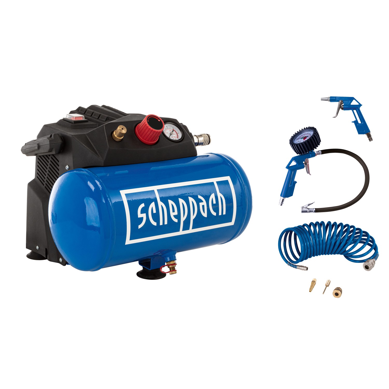 Scheppach Kompressor HC06 6 L Inkl. Zubehörset Scheppach Kompressor HC06 6 L Inkl. Zubehörset von Scheppach