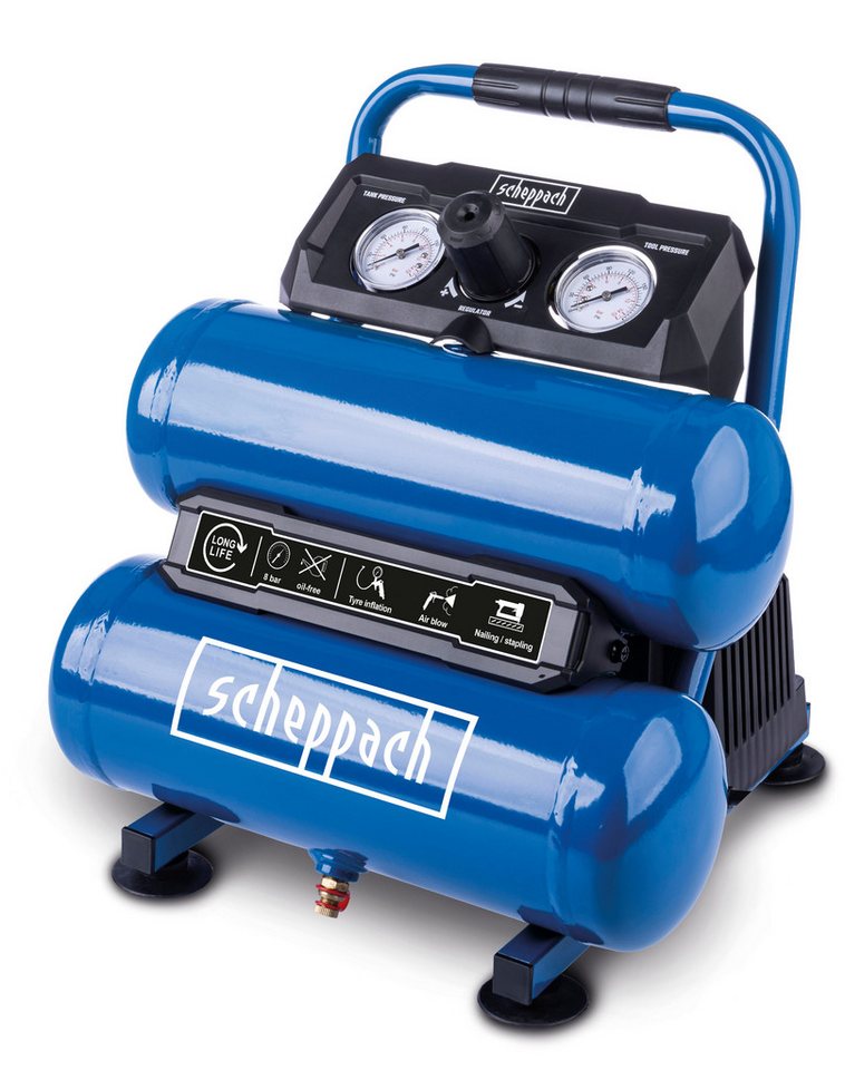 Scheppach Kompressor »HC10-Twin«, max. 8 bar, 7,5 l Scheppach Kompressor »HC10-Twin«, max. 8 bar, 7,5 l von Scheppach