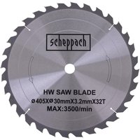 Kreissageblatt fur Holz 405x30x32mm 32 Zahne Scheppach von Scheppach
