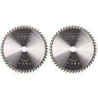 Scheppach Multifunktionssägeblätter Profi 2er-Set 216mm Kappsäge Zugsäge HM90MP von Scheppach