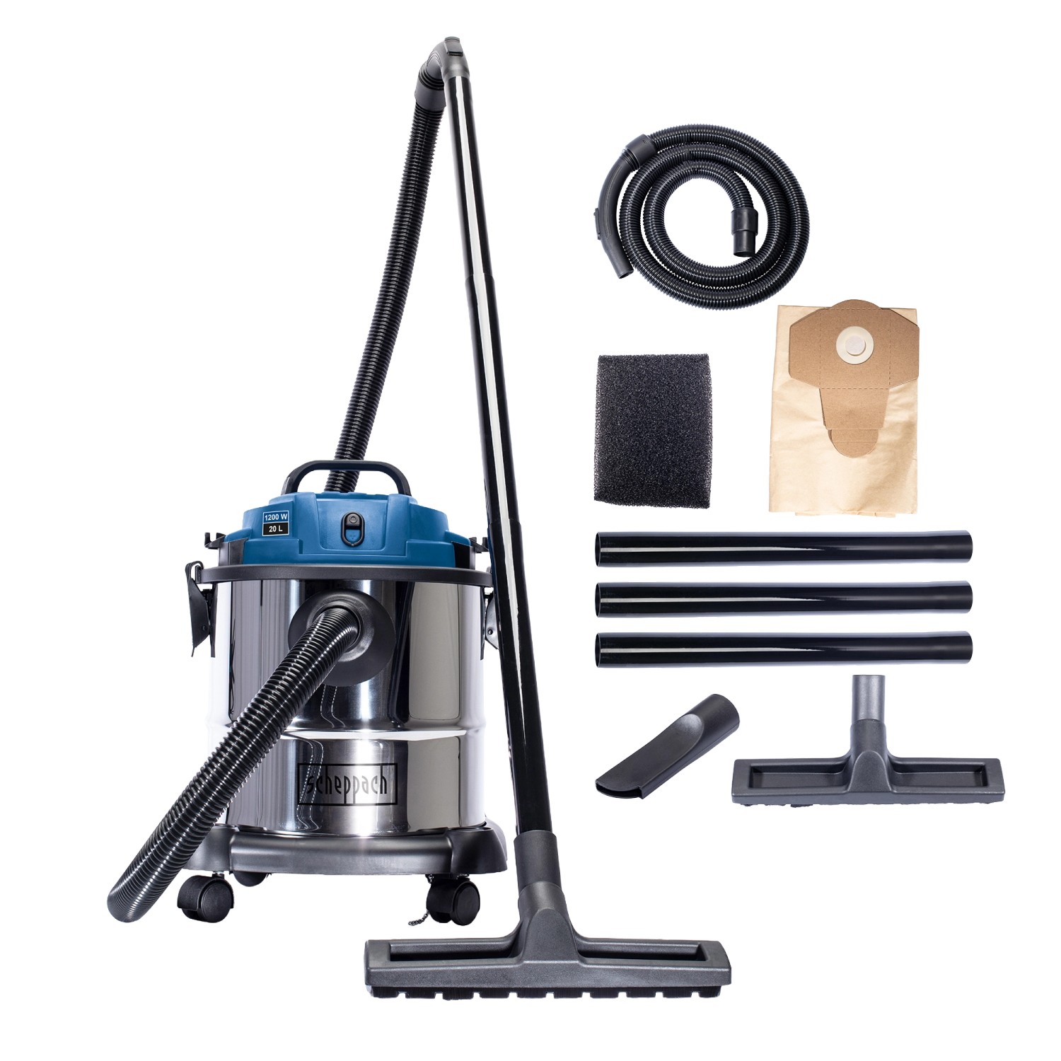 Scheppach Nass-Trockensauger NTS 20 mit 20 l Behälter von Scheppach